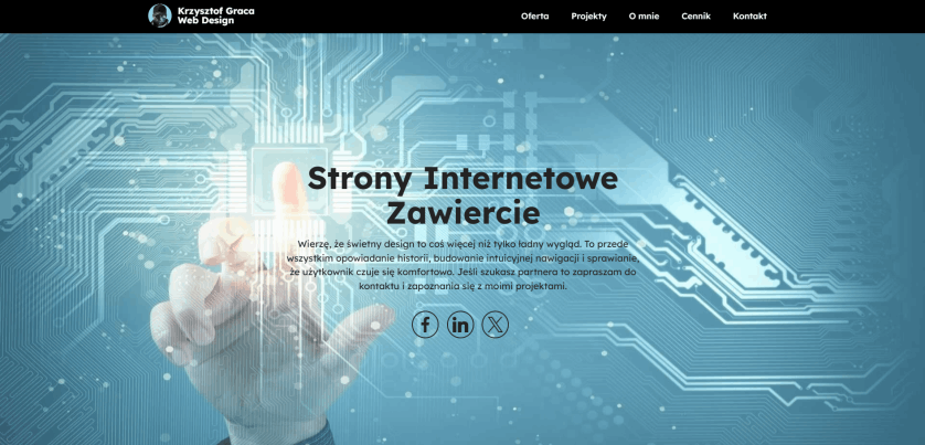 Strony internetowe Zawiercie - Krzysztof Graca